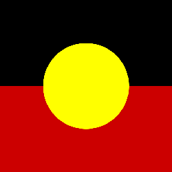 Bandera de Aborígenes Australianos