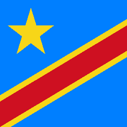 Bandera de Congo Kinshasa