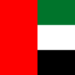 Bandera de Emiratos Árabes Unidos